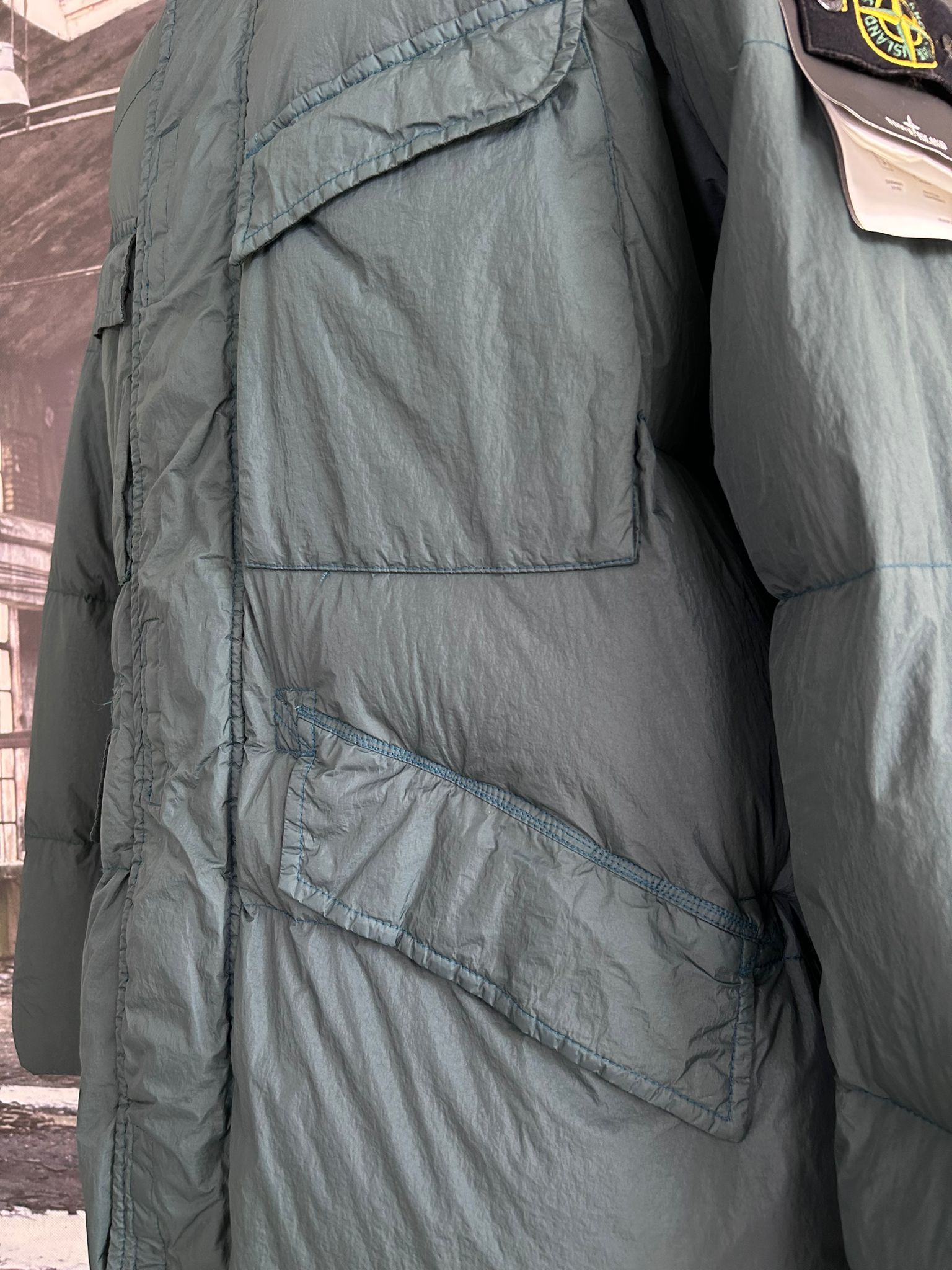 STONE ISLAND GARMENT DYED CRINKLE REPS NY DOWN-TC - X Clothing