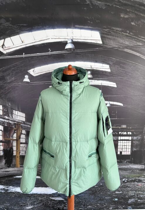 STONE ISLAND GARMENT DYED CRINKLE REPS NY DOWN JACKET