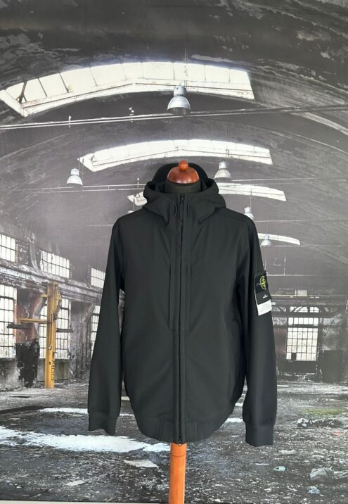 STONE ISLAND SOFT SHELL-R_E.DYE® TECHNOLOGY IN RECYCLED POLYESTER JACKET