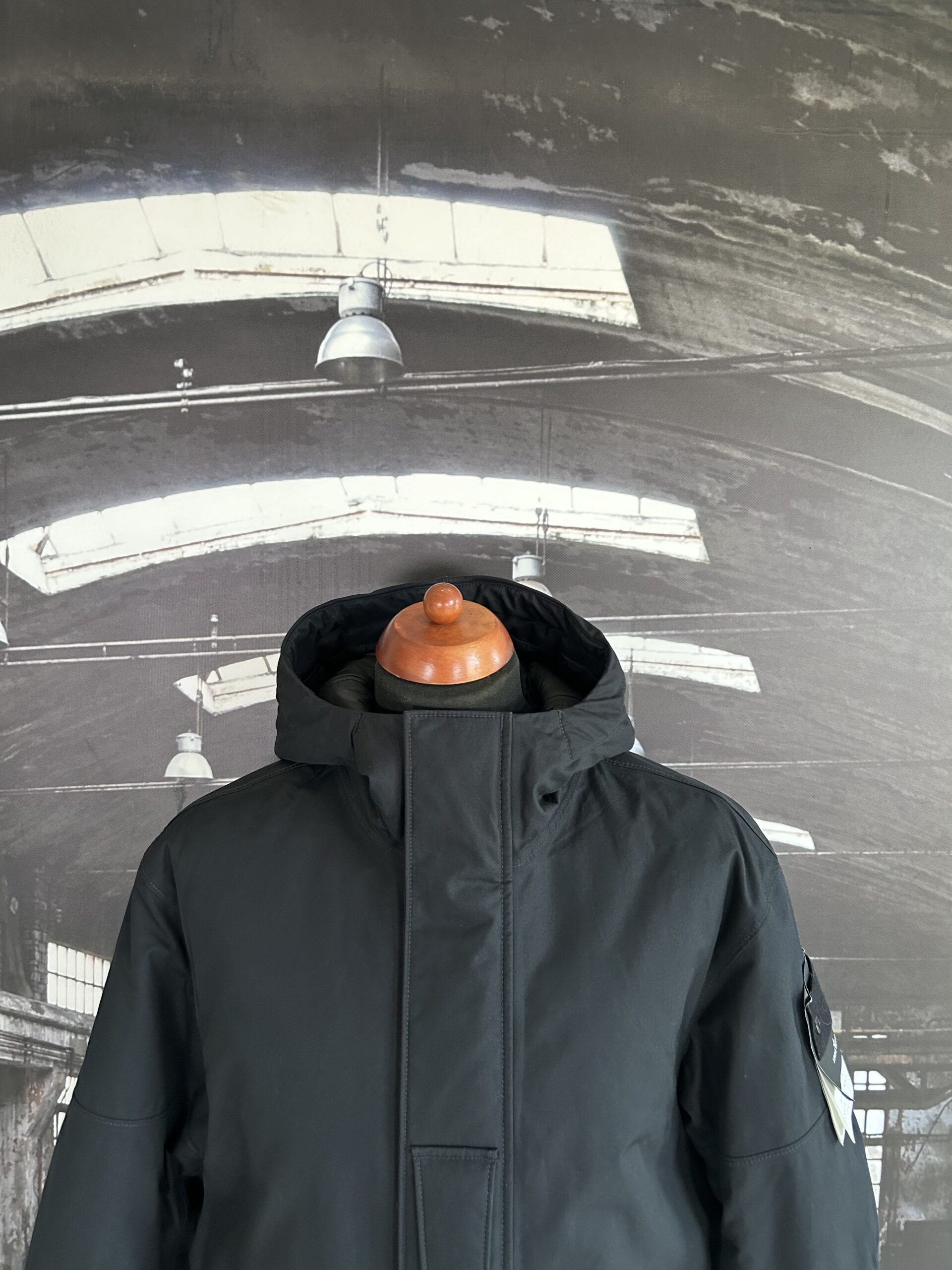 【関税＆送料込み】Stone  Ghost Piece Technical Parka Stone Island Ghost Piece Technical Parka schwarz | Donsjas