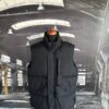 STONE ISLAND GARMENT DYED CRINKLE REPS RECYCLED NYLON DOWN GILET