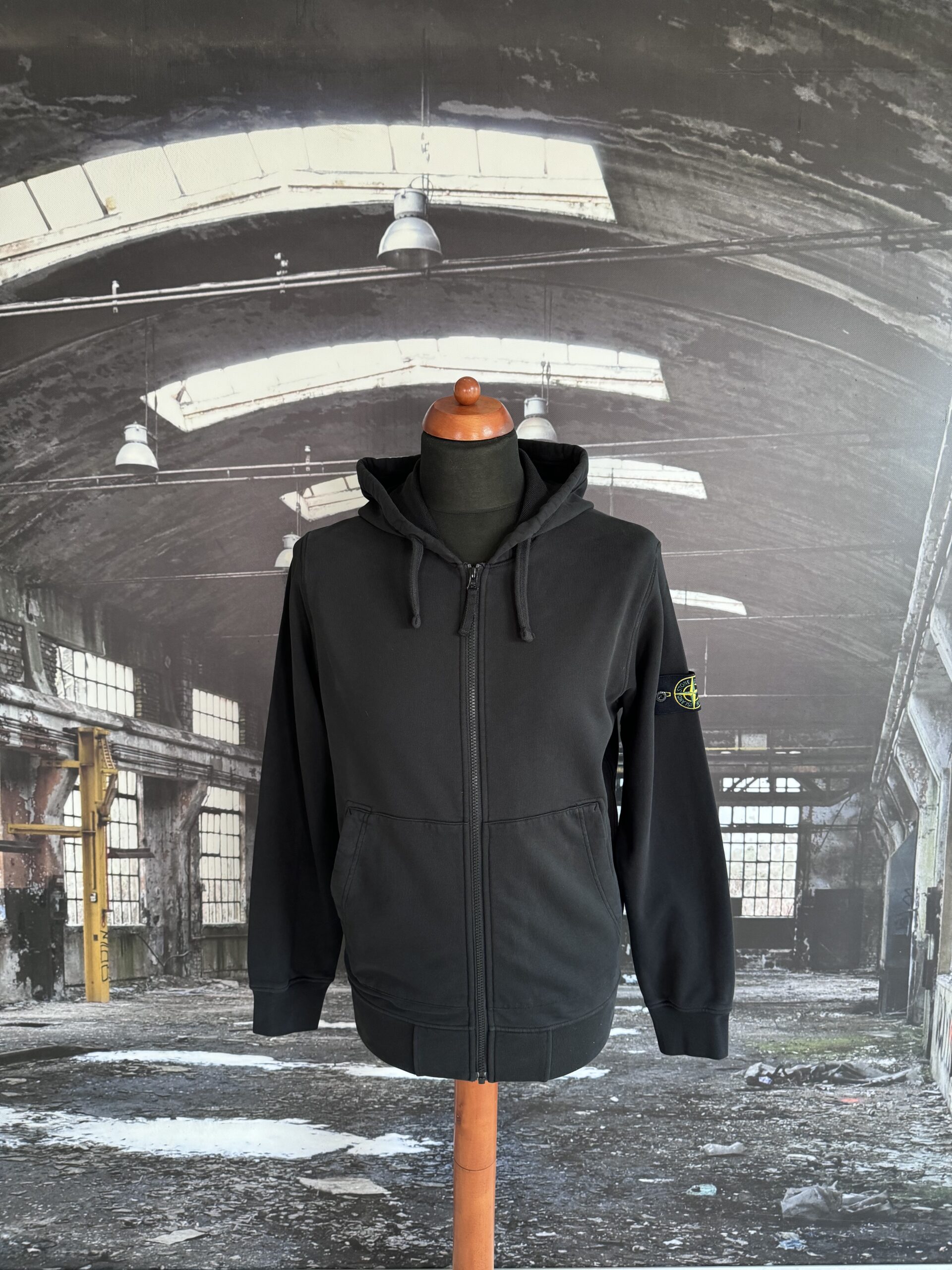 【試着のみ】STONE  FULL ZIP SWEATSHIRT Ｌ 試着のみ】STONE ISLAND FULL ZIP SWEATSHIRT