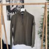 STONE ISLAND QUARTER ZIP SWEATSHIRT