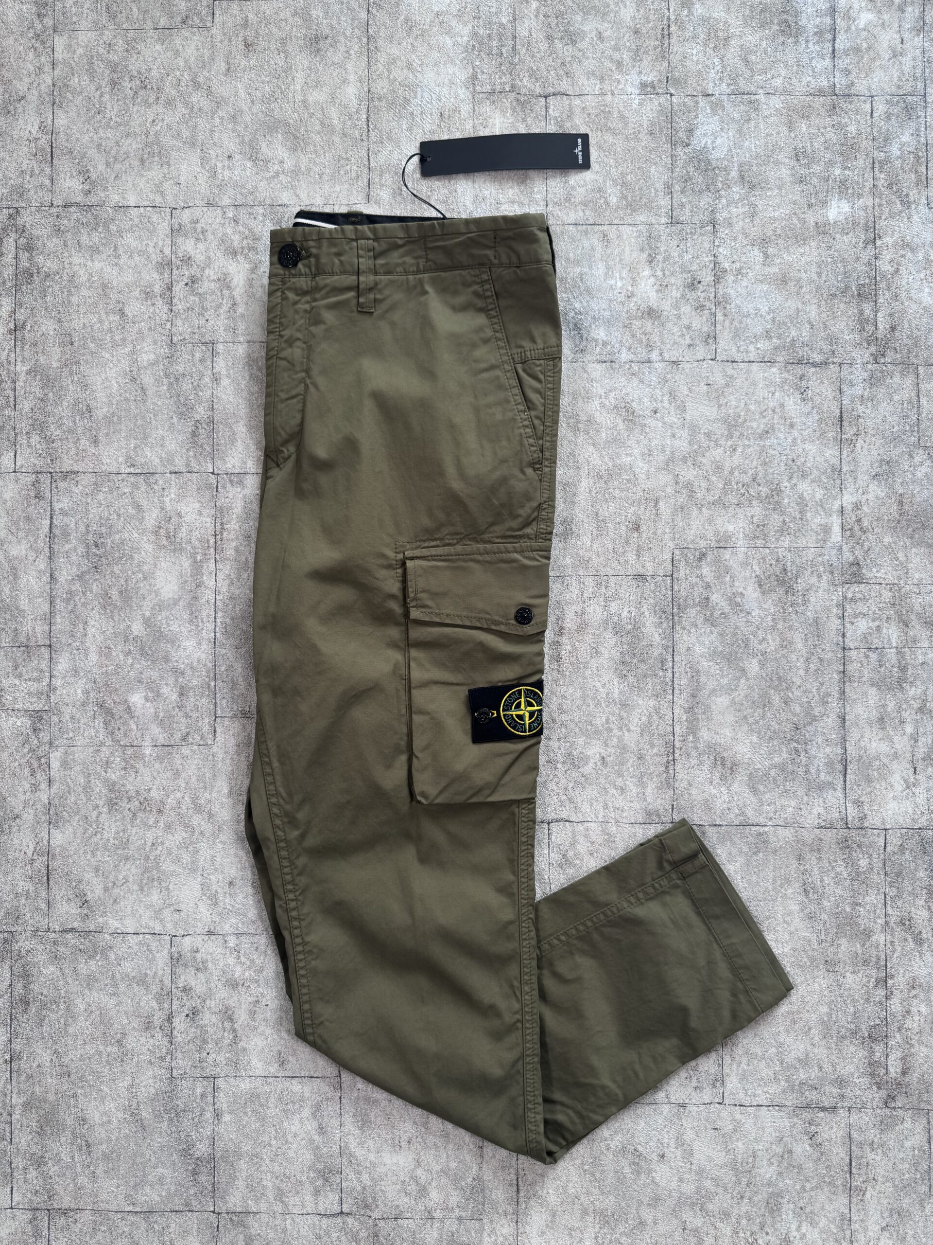 Stone island cargo pants green deals