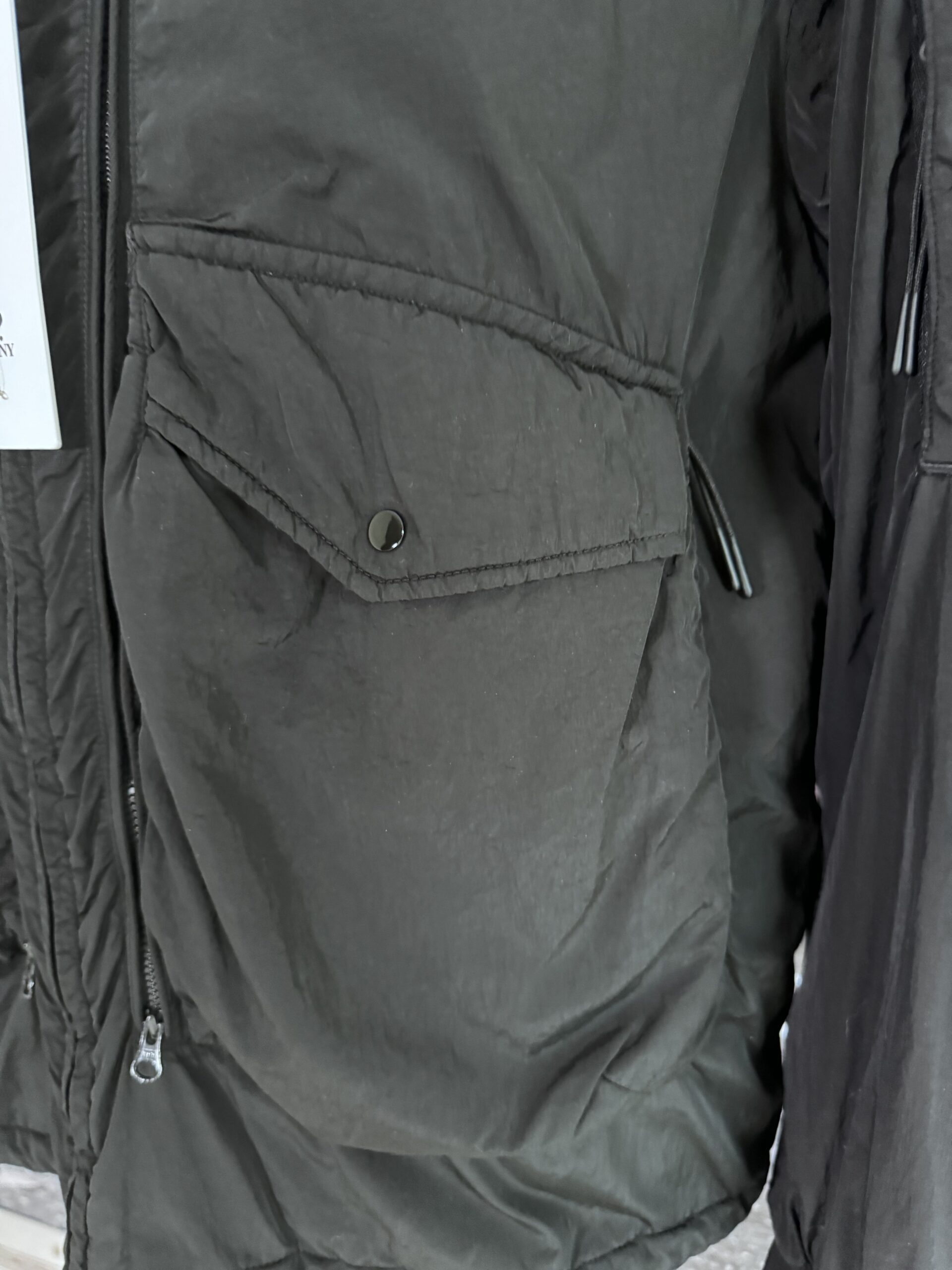 C.P. COMPANY CHROME R ZIPPERS PADDED LENS JACKET - X Clothing