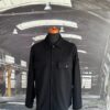 stone island wool nylon flannel ghost piece overshirt