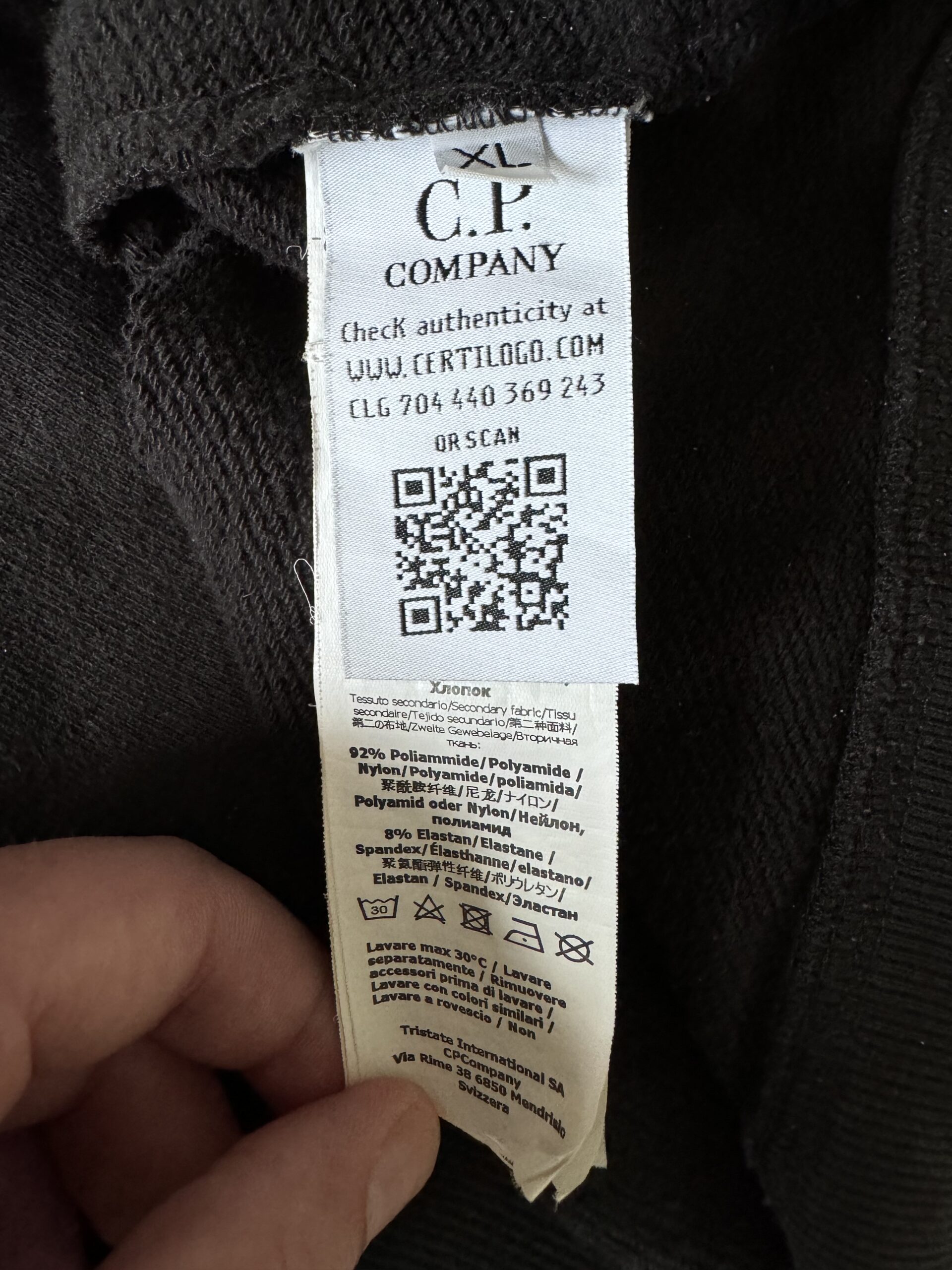 C.P. COMPANY NINJA LENS FULL ZIP SWEATSHIRT - X Clothing