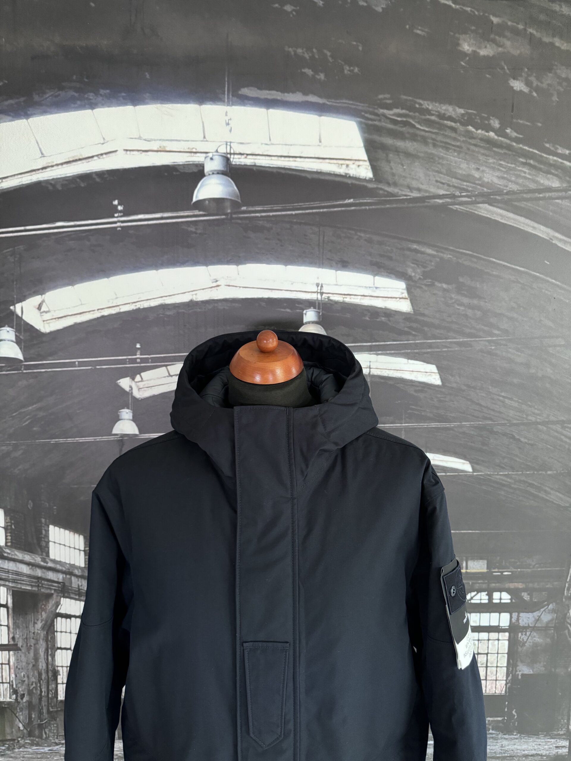 STONE 黒 16FW PANNO SPECILE JACKET Light Jacket With Anti-Drop And