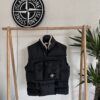 stone island hidden reflective gilet