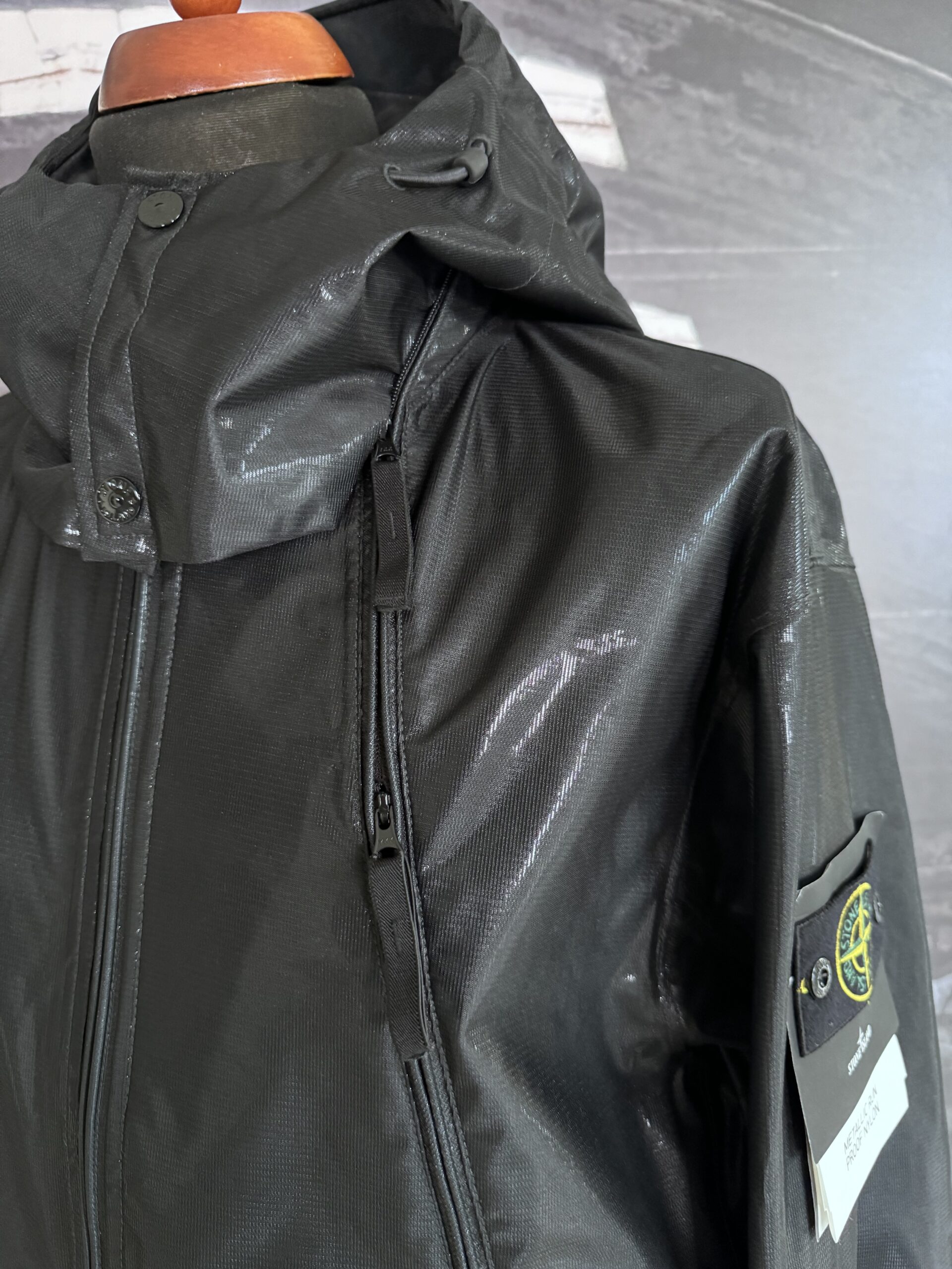 STONE ISLAND METALLIC RUN PROOF NYLON JACKET - X Clothing