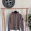 STONE ISLAND FULL ZIP RWS WOOL HOODED SWEATSHIRT