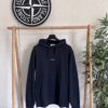 STONE ISLAND COTTON FLEECE COMPASS HOODIE