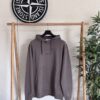 STONE ISLAND COTTON FLEECE COMPASS HOODIE