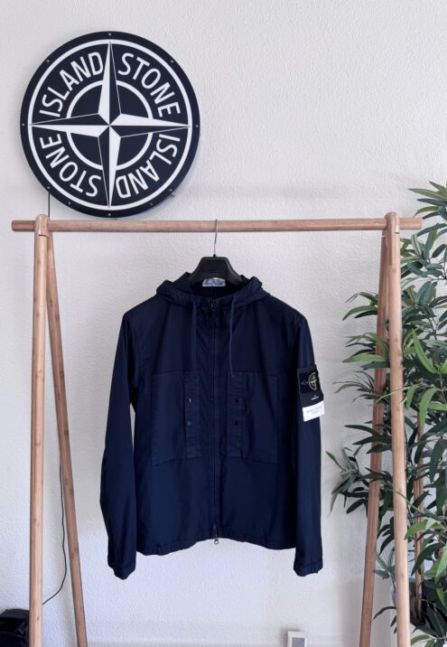 STONE ISLAND SUPIMA COTTON TWILL STRETCH TC JACKET