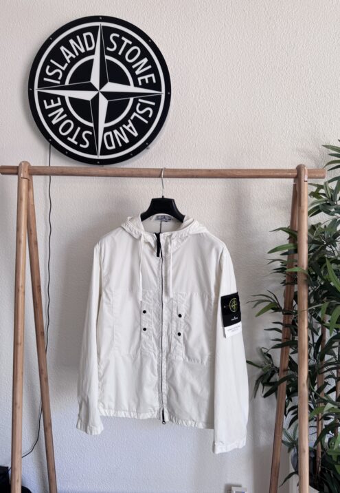 STONE ISLAND SUPIMA COTTON TWILL STRETCH TC JACKET