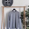 STONE ISLAND ORGANIC COTTON FLEECE CREWNECK SWEATSHIRT