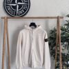 STONE ISLAND FULL ZIP HOODED SWEATSHIRT