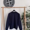 C.P. COMPANY DIAGONAL RAISED FLEECE CREWNECK LENS SWEATSHIRT