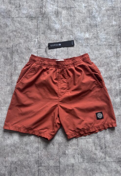 STONE ISLAND BRUSHED NYLON SWIM SHORTS