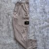 STONE ISLAND ORGANIC COTTON CARGO SWEATPANTS