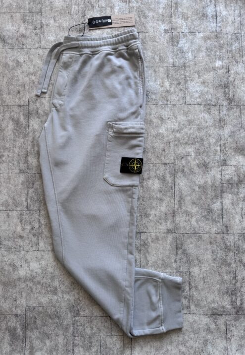 STONE ISLAND ORGANIC COTTON CARGO SWEATPANTS