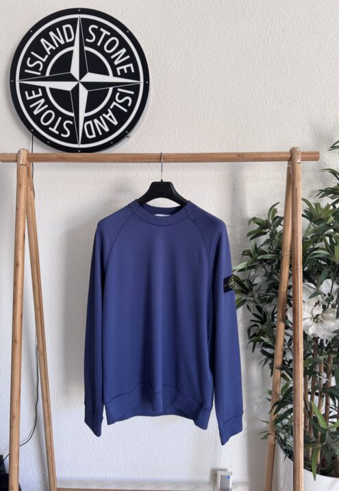 STONE ISLAND COTTON STRETCH CREWNECK SWEATSHIRT