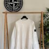 STONE ISLAND MIXED FABRIC COTTON RAW BEAUTY CREWNECK
