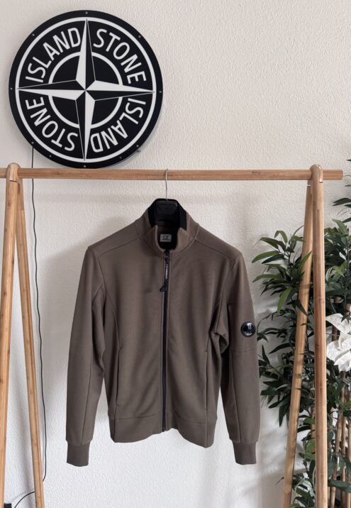C.P. COMPANY FULL ZIP LENS SWEATSHIRT
