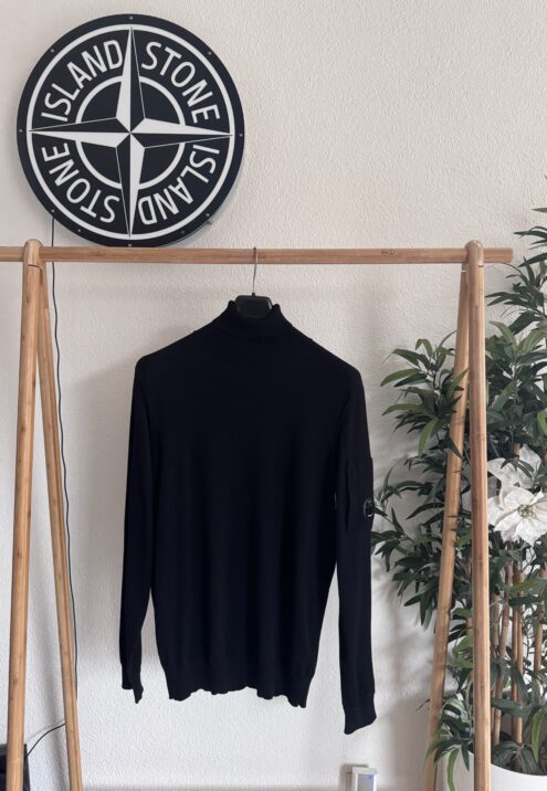 C.P. COMPANY MERINO WOOL ROLL NECK SWEATSHIRT