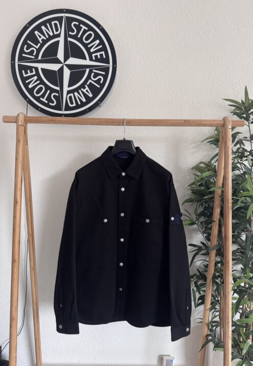 STONE ISLAND DENIM RESEARCH MULTI POCKET OVERSHIRT