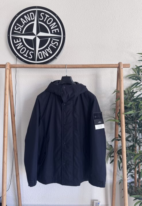 STONE ISLAND WEATHERPROOF COTTON CANVAS_STONE ISLAND GHOST HOODED JACKET