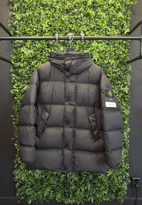 STONE ISLAND CRINKLE REPS HOODED DOWN PARKA