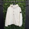 STONE ISLAND NATURAL COTTON GABARDINE RAW BEAUTY ANORAK