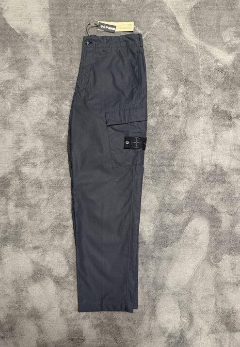 STONE ISLAND WEATHERPROOF COTTON CANVAS GHOST TROUSERS