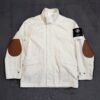 STONE ISLAND NATURAL COTTON GABARDINE RAW BEAUTY JACKET