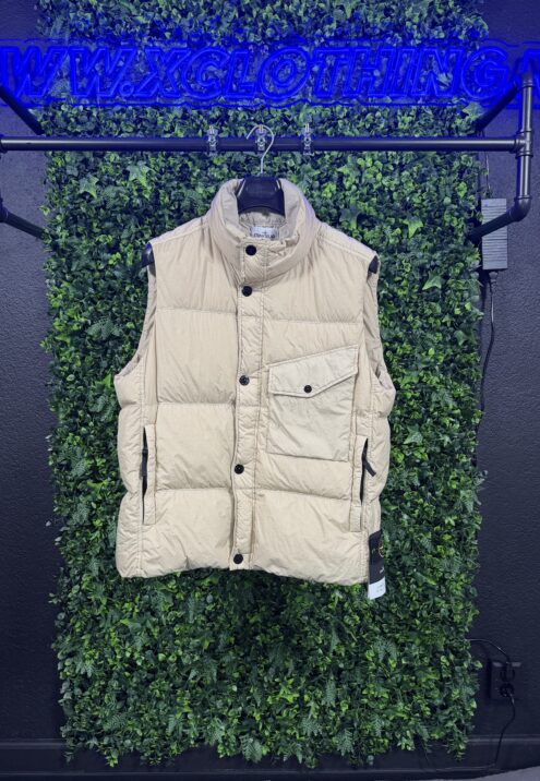 STONE ISLAND CRINKLE REPS NY, RECYCLED NYLON GILET