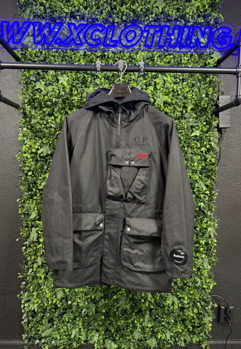 C.P. COMPANY X BARBOUR WAXED COTTON MILLE EXPLORER JACKET