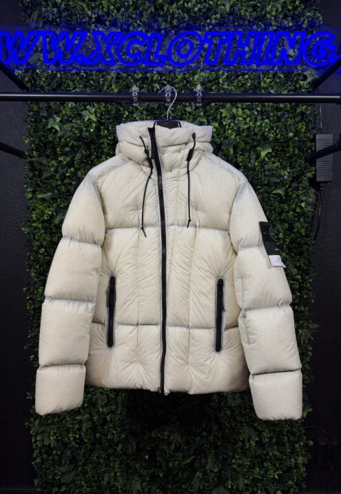 STONE ISLAND SEAM FADED LIGHT NYLON TELA JACKET