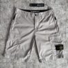 STONE ISLAND TELA COTTON SHORTS