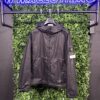 STONE ISLAND ORGANIC-LOOK NYLON PANAMA-TC JACKET