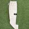 STONE ISLAND ORGANIC COTTON TWILL TROUSERS
