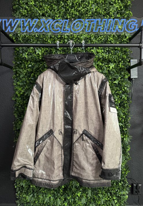 STONE ISLAND UNEVEN RIPSTOP PRISMATICO HOODED JACKET