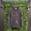 STONE ISLAND COTTON FLEECE + OFF-DYE OVD TREATMENT_​ GARMENT DYED FULL ZIP SWEATSHIRT