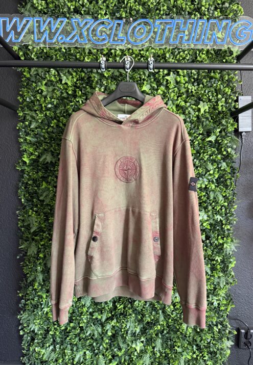 STONE ISLAND X SUPREME DUST HOODED SWEATSHIRT