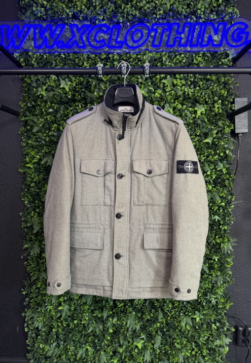 STONE ISLAND WOOL BLEND ICE JACKET