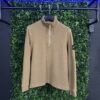STONE ISLAND GHOST HALF ZIP SWEATSHIRT