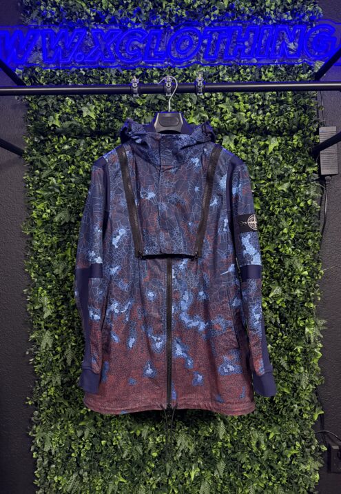 STONE ISLAND PRINTED HEAT REACTIVE THERMOSENSITIVE FABRIC JACKET
