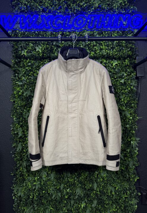 STONE ISLAND ICE JACKET IN DYNEEMA BONDED LEATHER