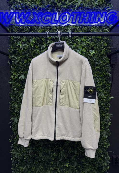 STONE ISLAND COTTON PILE WITH NYLON-TC JACKET