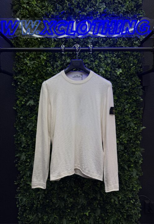 STONE ISLAND SOFT COTTON CREWNECK SWEATSHIRT